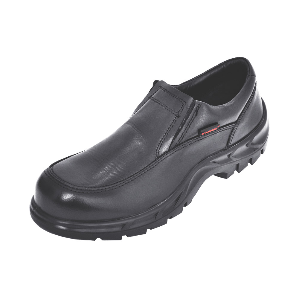 KARAM FS73 Executive Black Slip-on Safety Shoes