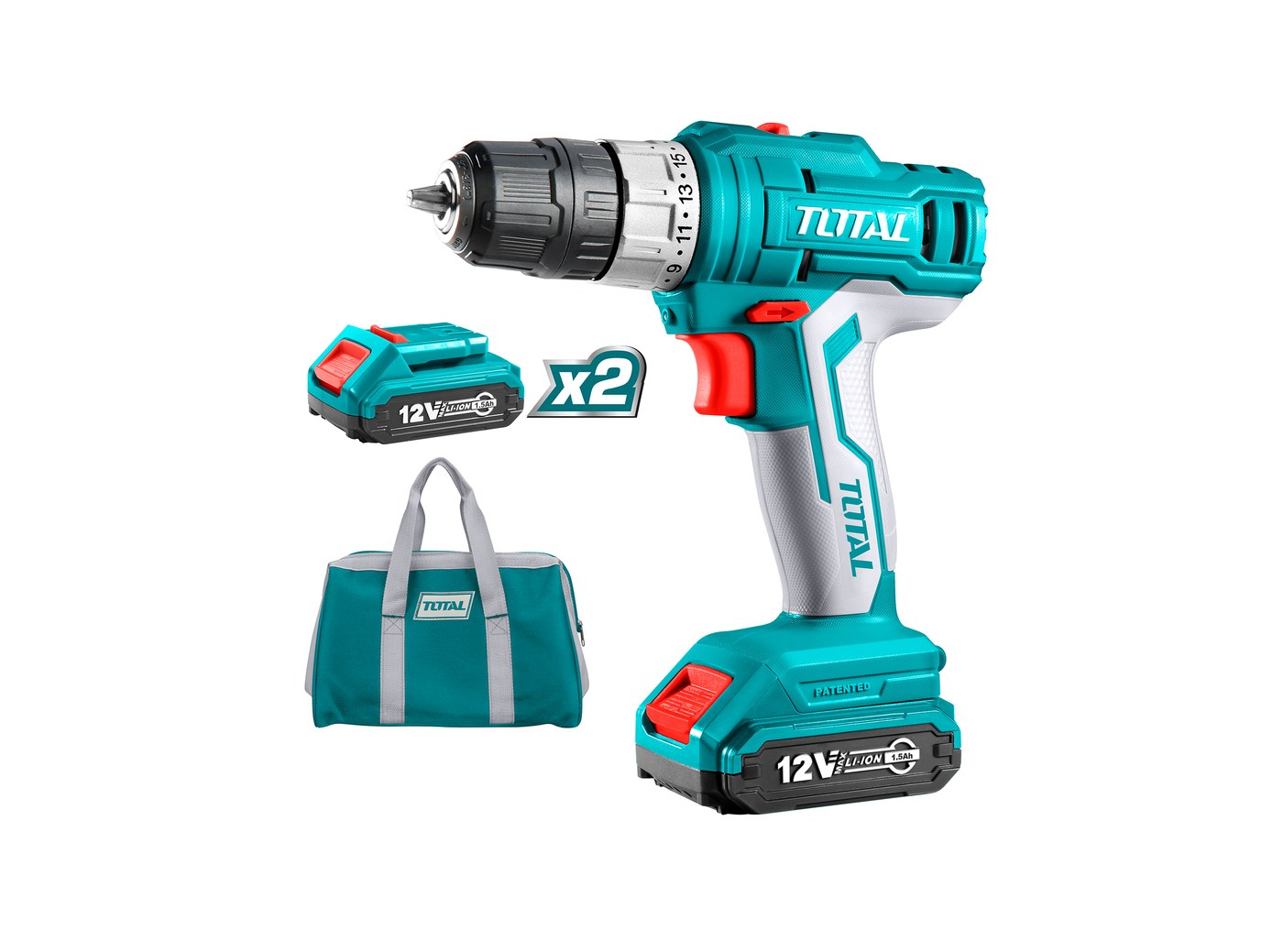 Total Cordless Drill TDLI1222