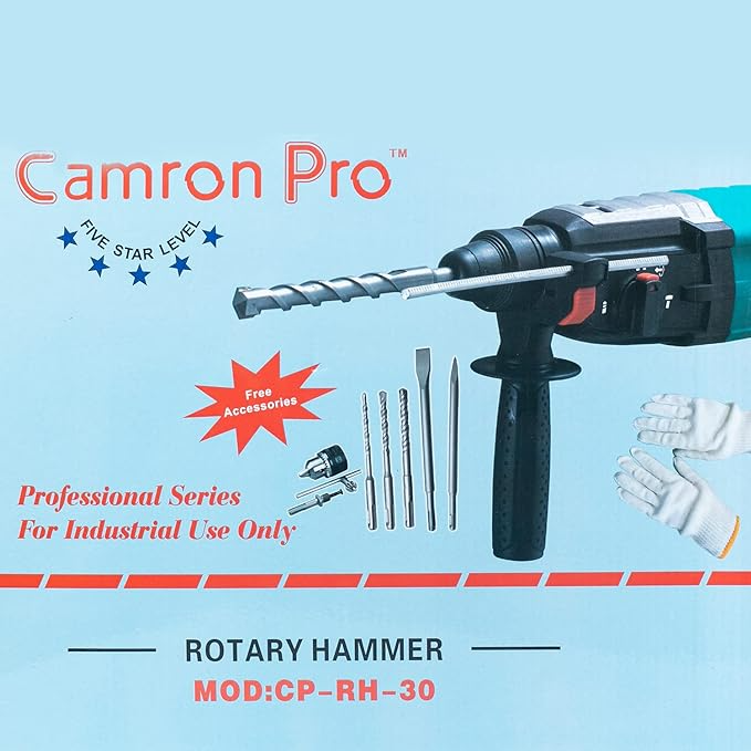 Camron Pro CP-RH-30 1000W 30mm Rotary Hammer