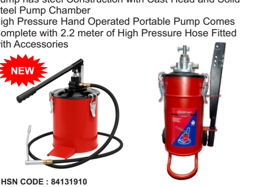 Jhalani Bucket Grease Gun with Trolley 105B