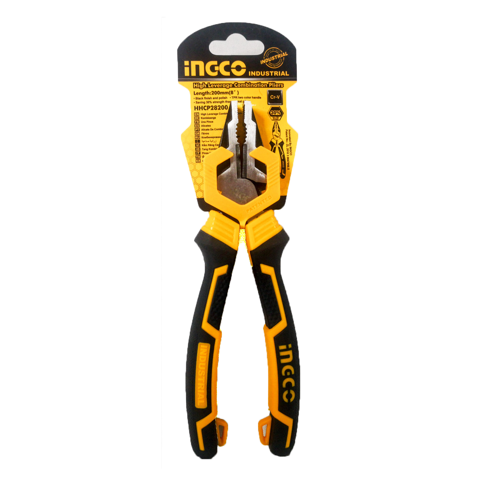 INGCO High Leverage Combination Pliers 8 inch HHLCP28200