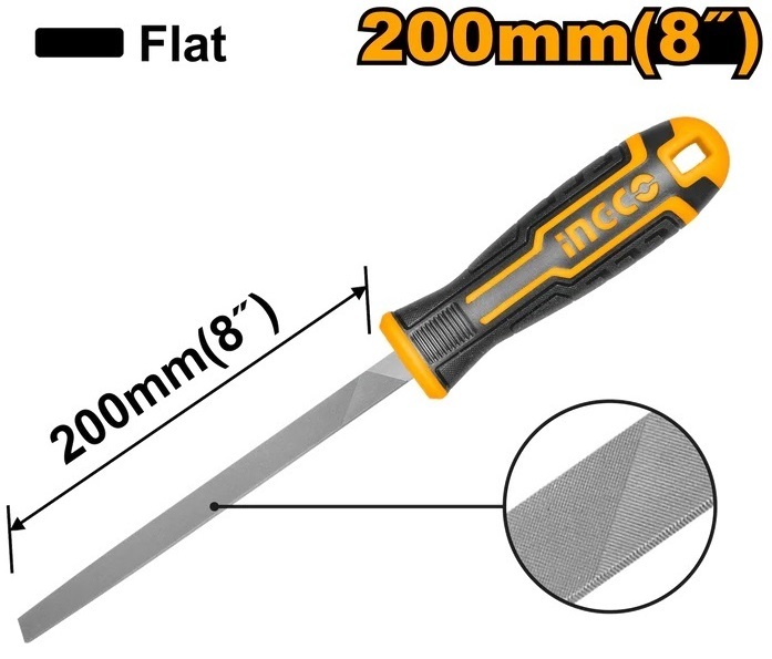 INGCO Half-Round File – HHRF3008