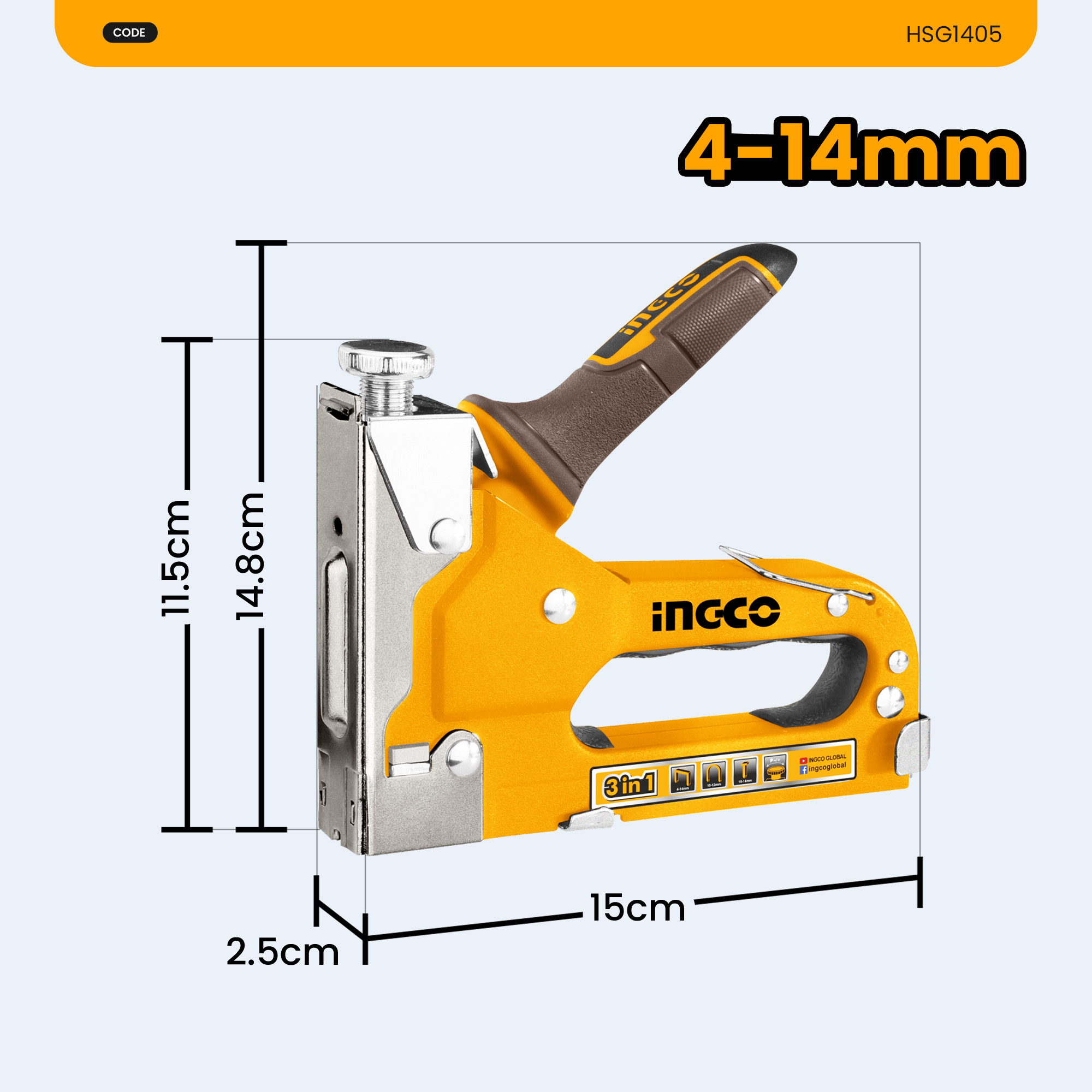 INGCO Staple Gun – HSG1404