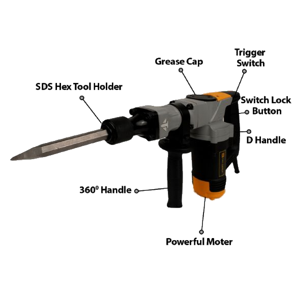 Xtra Power XP-1136 Demolition Hammer 5 kg