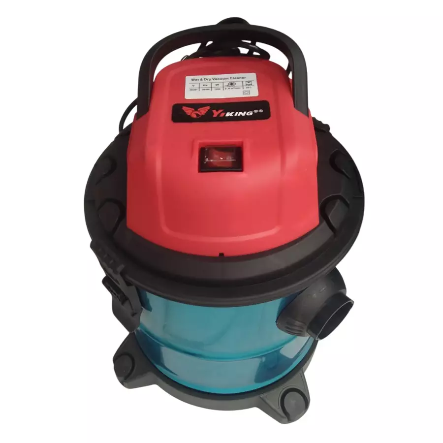 YIKING 20 L Wet & Dry Vaccum Cleaner with Copper Winding Motor & Accessories WVC-20B