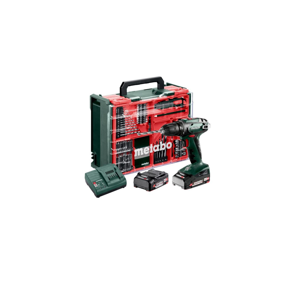 Metabo BS 18 Set Cordless Drill Driver Set, 18V - photo 2