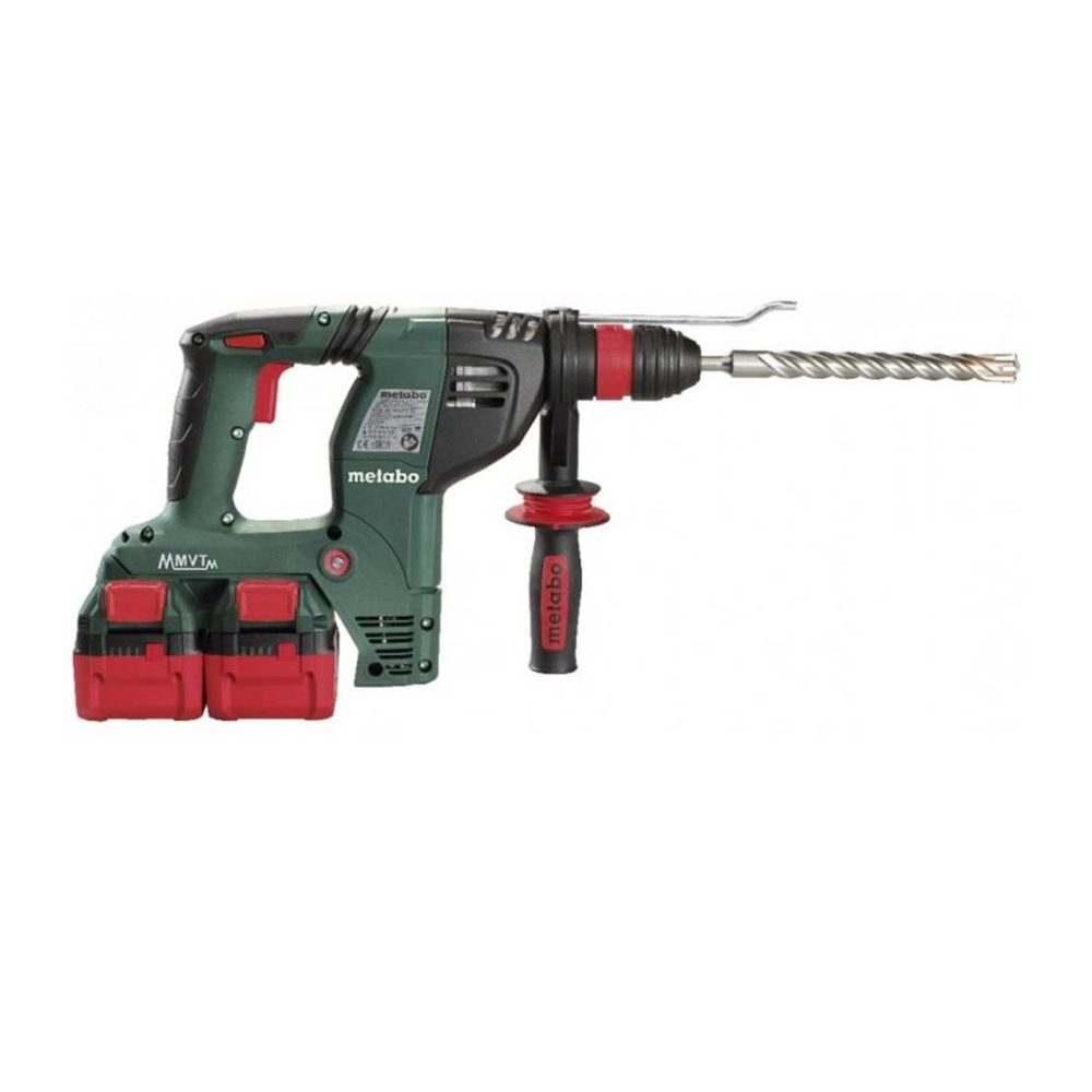 Metabo KHA 36-18 LTX 32 Cordless Rotary Hammer Kit, 4 Batteries & 2 Chargers (600796660)