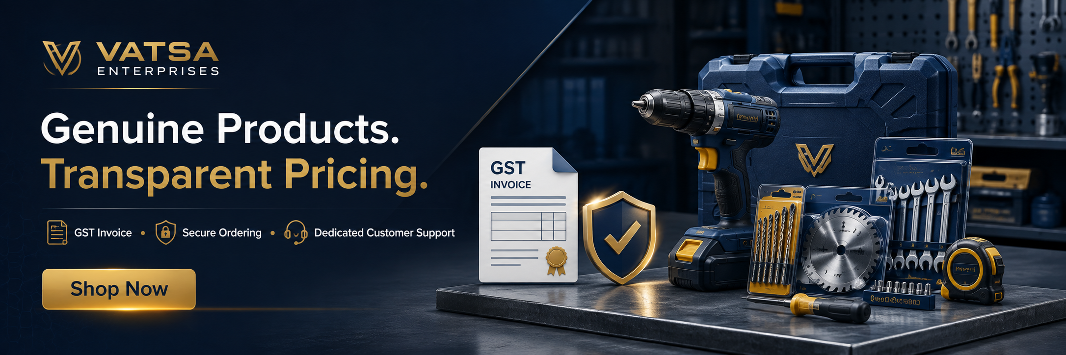 Shop genuine products with GST invoice