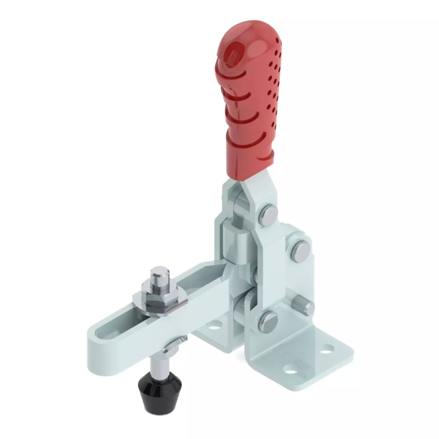 STEEL-SMITH Vertical Hold Down Action Medium Duty Clamps Flanged Base 3.9kN, VTC-4595-UB
