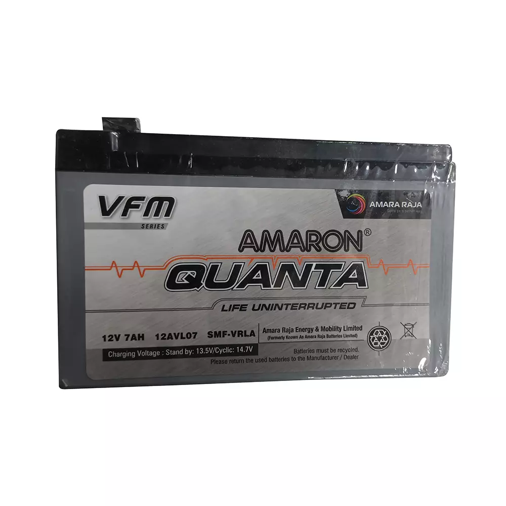 Amaron Quanta 7AH SMF Battery 12AVL07