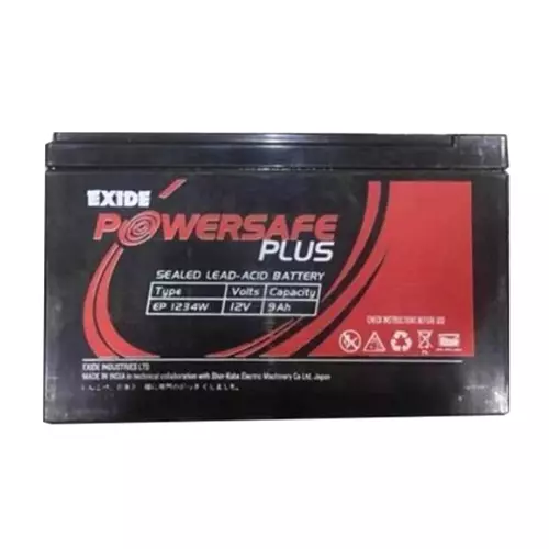 Exide Powersafe Plus 9Ah 12V Sealed Lead Acid SMF Battery EP 1234W