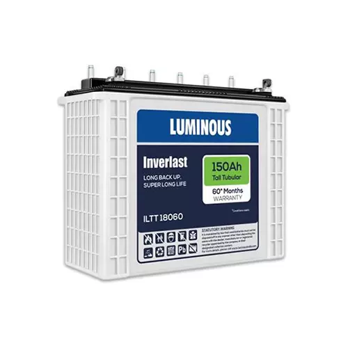 Luminous Inverlast 12 V 150 AH ILTT 18060 Tubular Inverter Battery