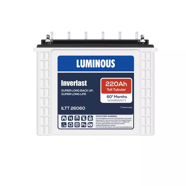Luminous ILTT26060 220 Ah Inverter Battery