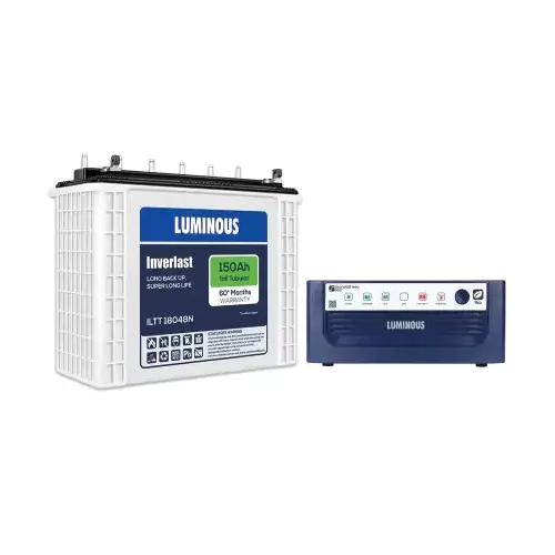 Luminous 12 V 150Ah Inverlast ILTT 18000N Inverter Battery With Eco Watt Neo 900 Inverter