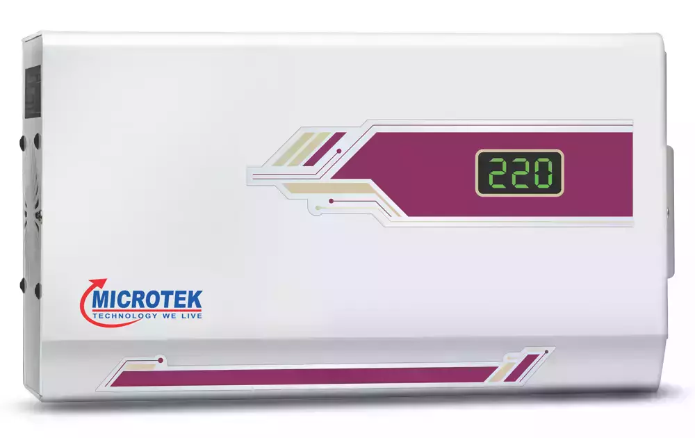 Microtek Pearl EM4160+ Automatic Voltage Stabilizer for AC up to 1.5 Ton (160V-285V)