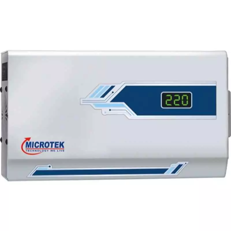 Microtek Pearl EM 5130 + 130-300V AC Voltage Stabilizer for 2 Ton AC