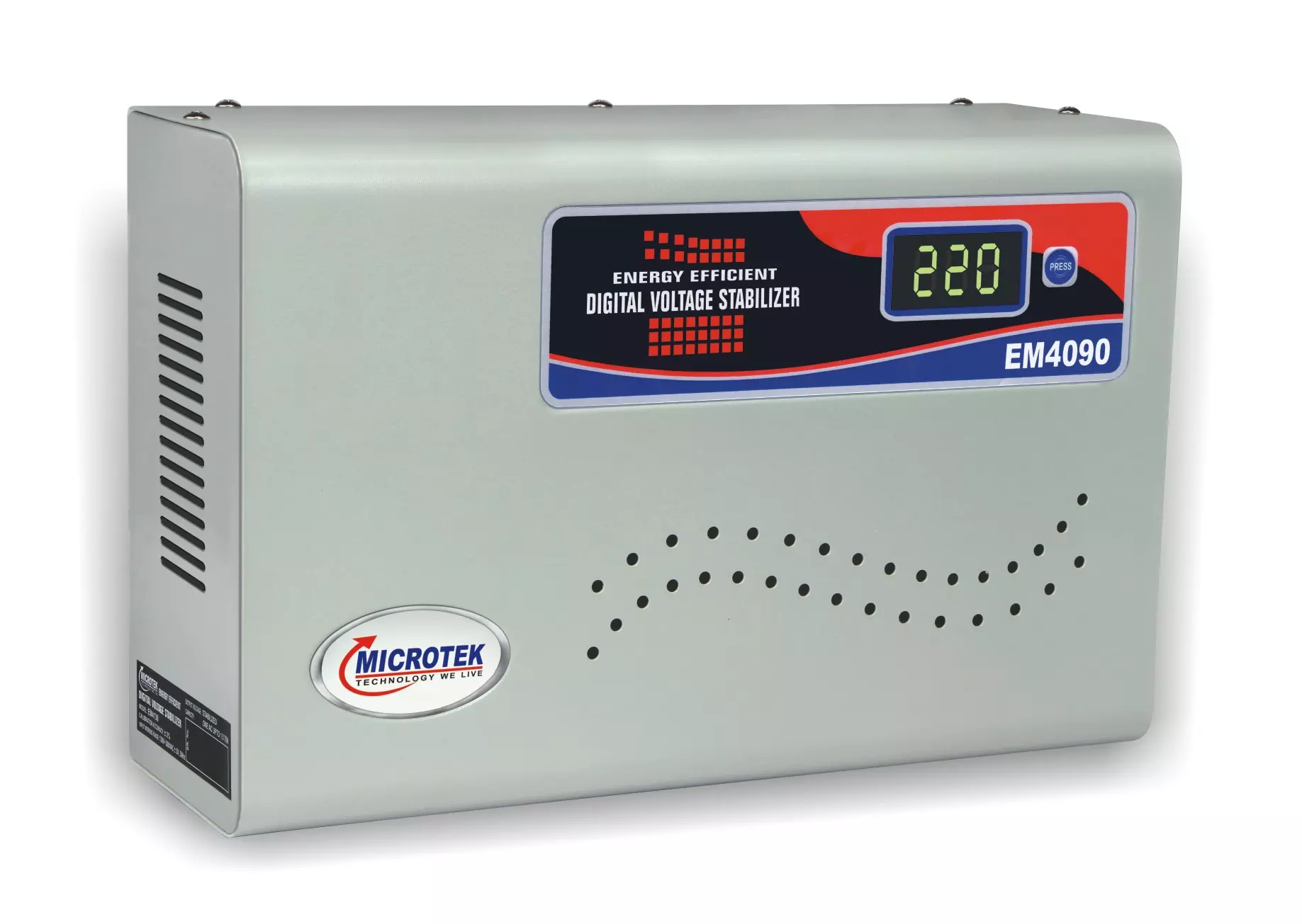 MicroteK 1.5 Ton 90V-300V Voltage Stabilizer For AC EM4090