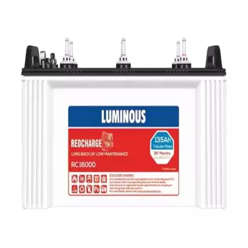 Luminous RC16000 135 AH Inverter Battery