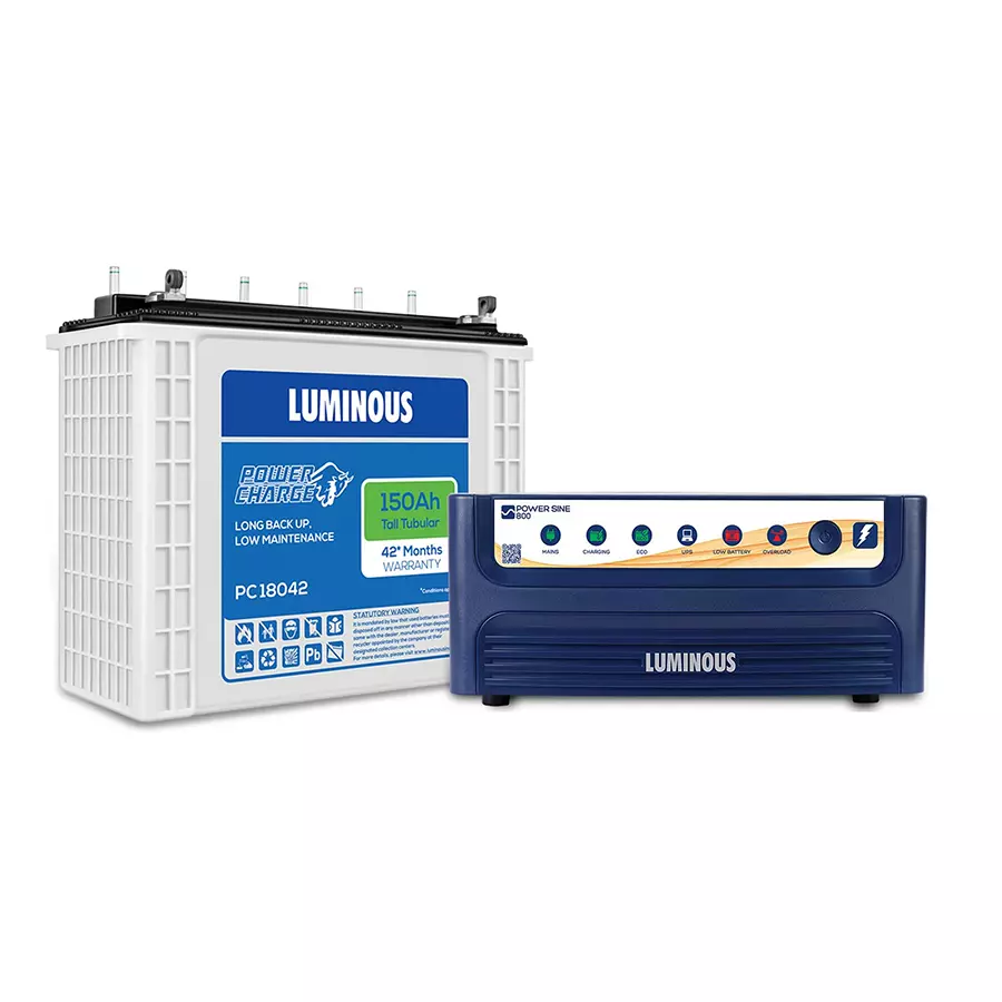 Lumionous Power Sine 800 Inverter + PC18042 150Ah Battery