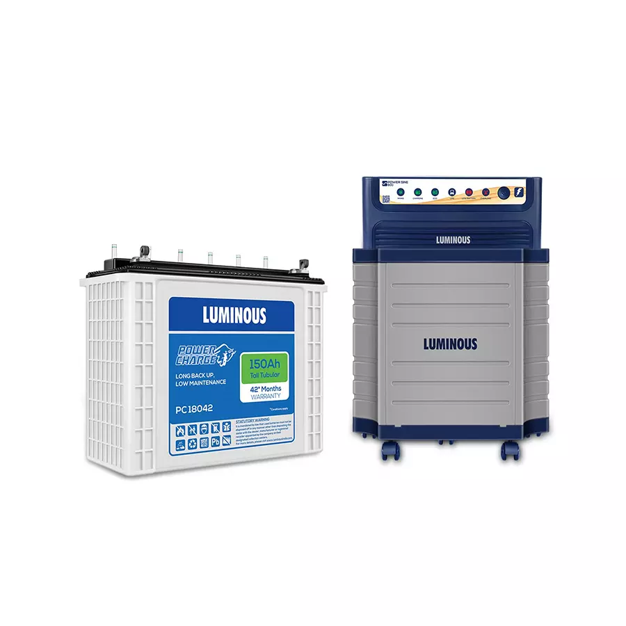 Lumionous Power Sine 800 Inverter + PC18042 150Ah Battery + Trolly