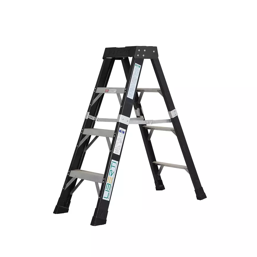 Liberti FRP Ladder 121.92 cm (4 ft ) Height 3 Steps 135 Kg Load Capacity, 5404