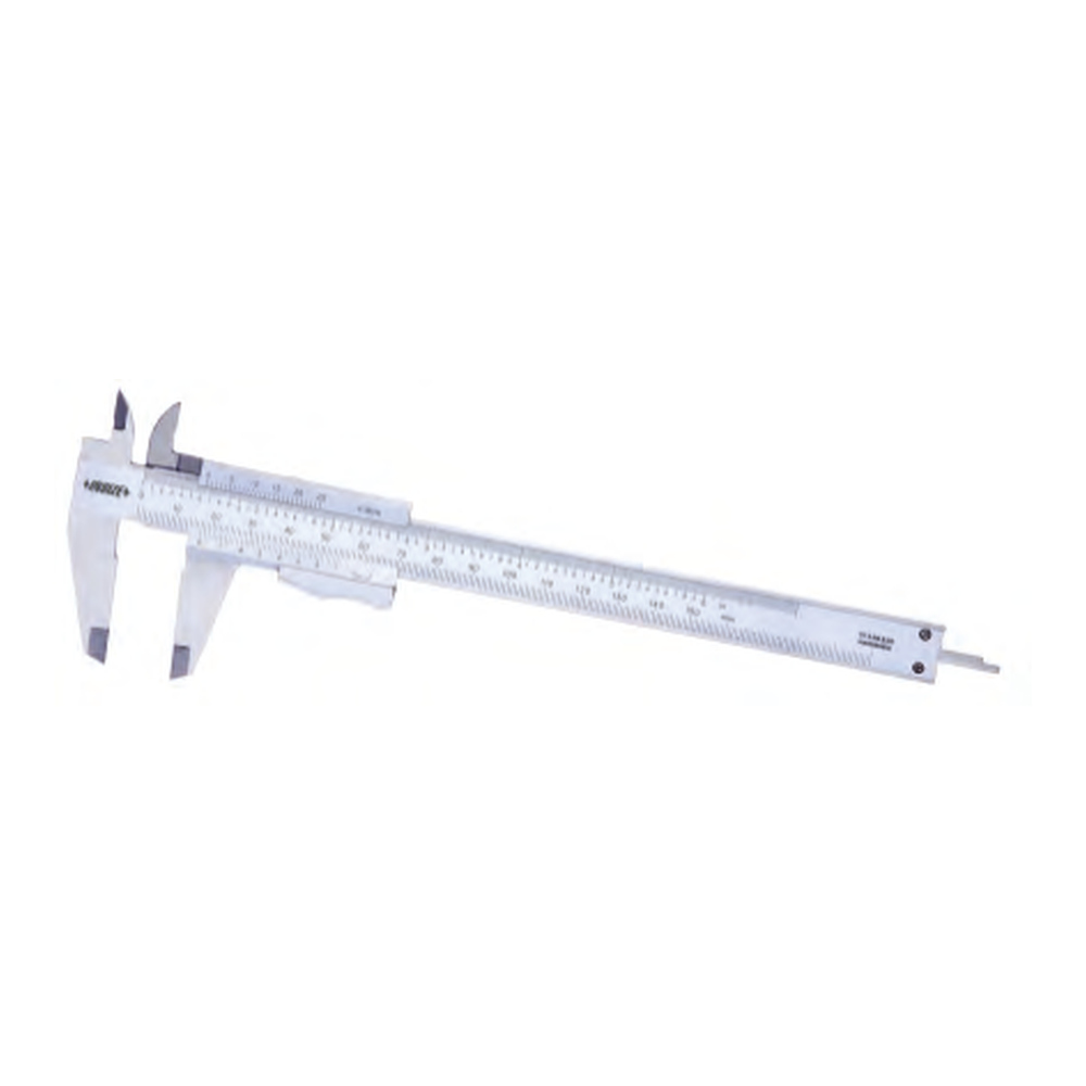 INSIZE Vernier Calipers With Thumb Clamp, 0-200mm/0-8 inch, 1223-2002