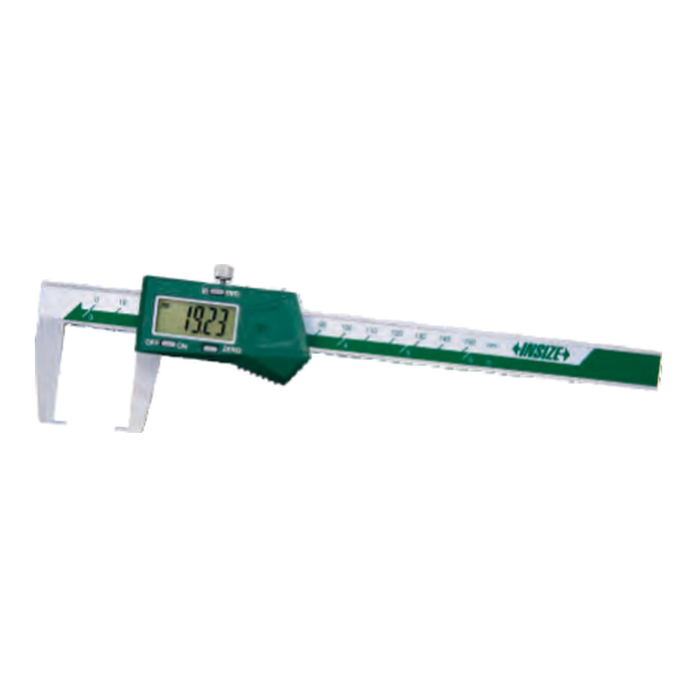 INSIZE Digital Outside Neck Caliper, 0-150mm/0-6", 1187-150A