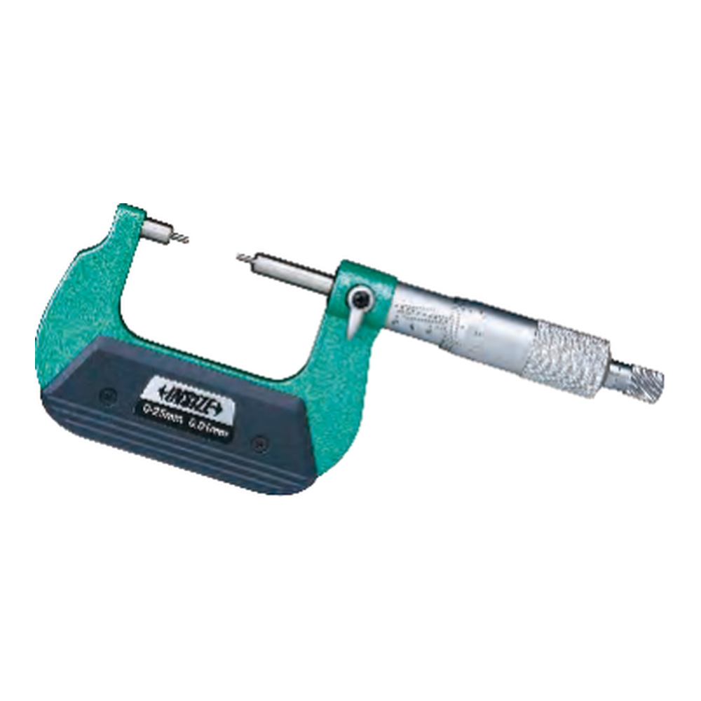 INSIZE Spline Micrometer, 0-25mm, 3233-25BA