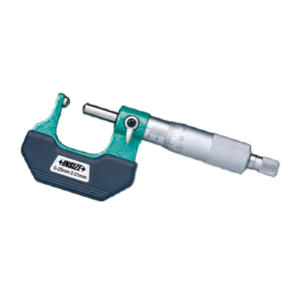 INSIZE Spherical Anvil Tube Micrometer, 0-25mm, 3260-25SA