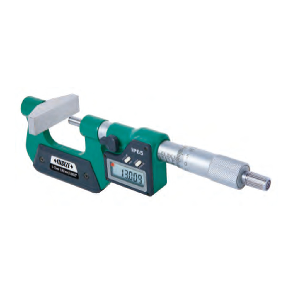 INSIZE Digital Large Anvil Micrometer, 0-25mm/0-1", 3534-25A