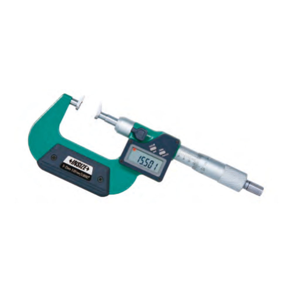 INSIZE Digital Jaw Type Micrometer, 0-25mm/0-1", 3583-25A