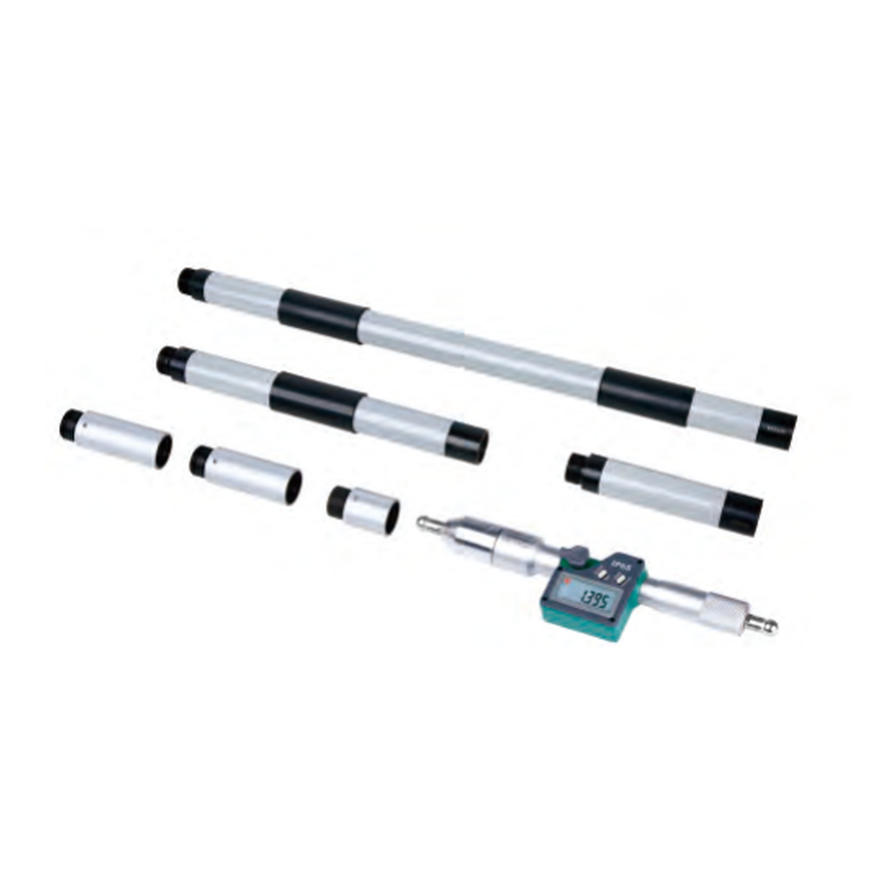 INSIZE Digital Tubular Inside Micrometers With Interchangeable Points, 200-225mm, 3525-225