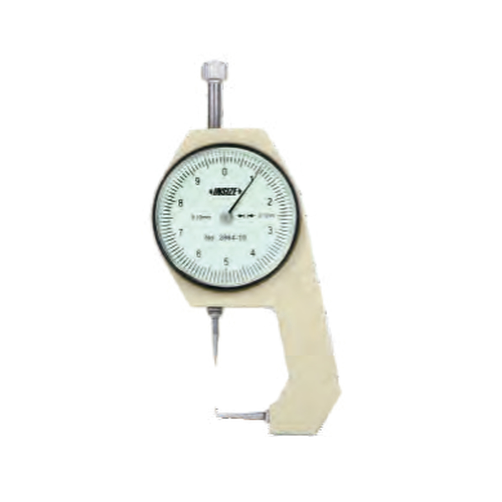 INSIZE Thickness Gauge With Pointed Tips, 0-10mm, 2864-10