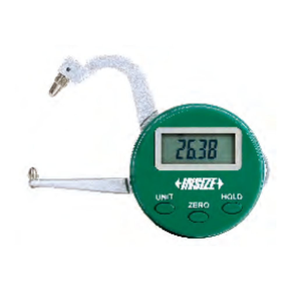 INSIZE Digital Thickness Gauge, 0-25.4mm/0-1", 2710-25