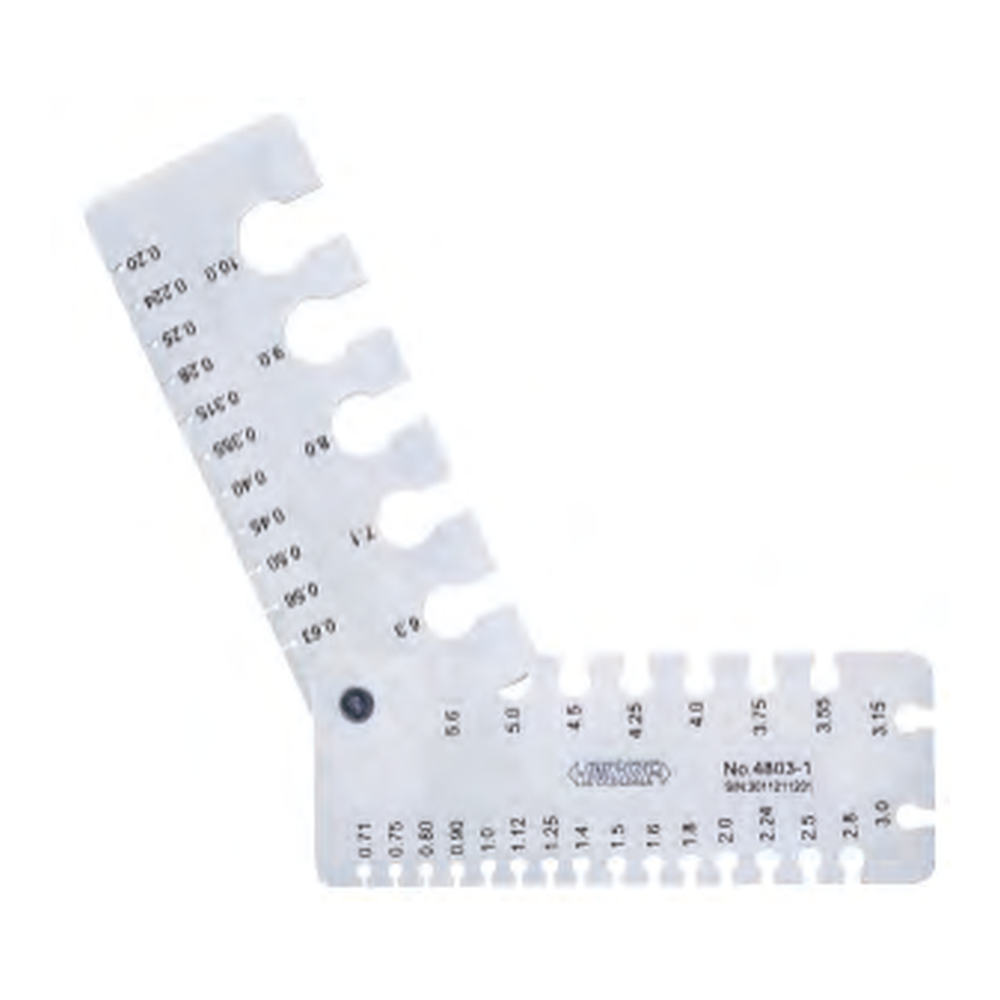 INSIZE Wire Gauge, 0.2-10mm, 4803-1