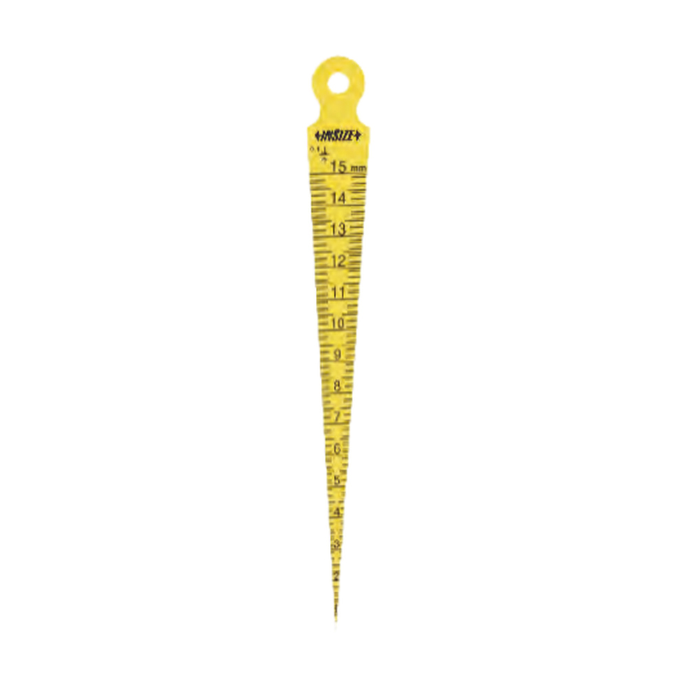 INSIZE Plastic Taper Gauge, 0.5-15mm, 4627-15