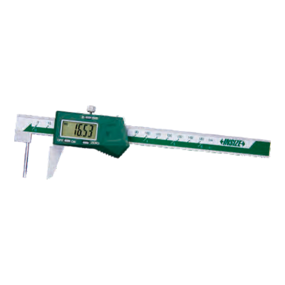 INSIZE Digital Tube Thickness Caliper, 0-150mm/0-6", 1161-150A