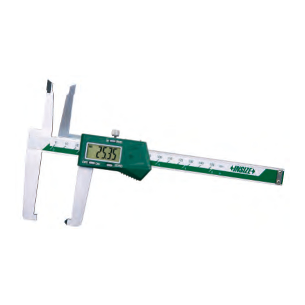 INSIZE Digital Disk Brake And Pad Caliper, 0-150mm/0-6", 1167-150A