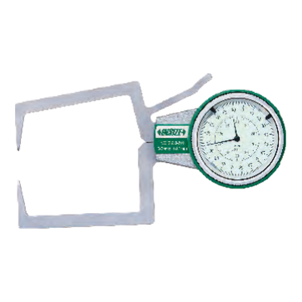 INSIZE External Dial Caliper Gauges, 0-20mm, 2333-201