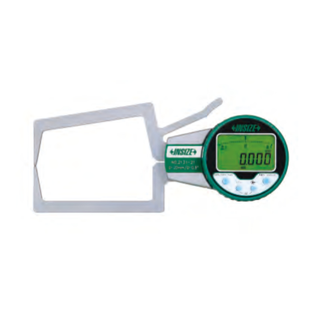 INSIZE Digital External Caliper Gauge, 0-20mm/0-0.8", 2131-21
