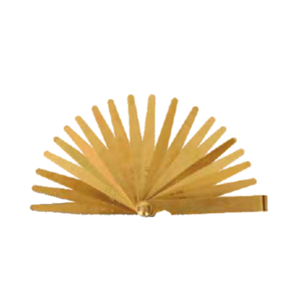 INSIZE Brass Feeler Gauges, 0.05-1.00mm, 4625-13