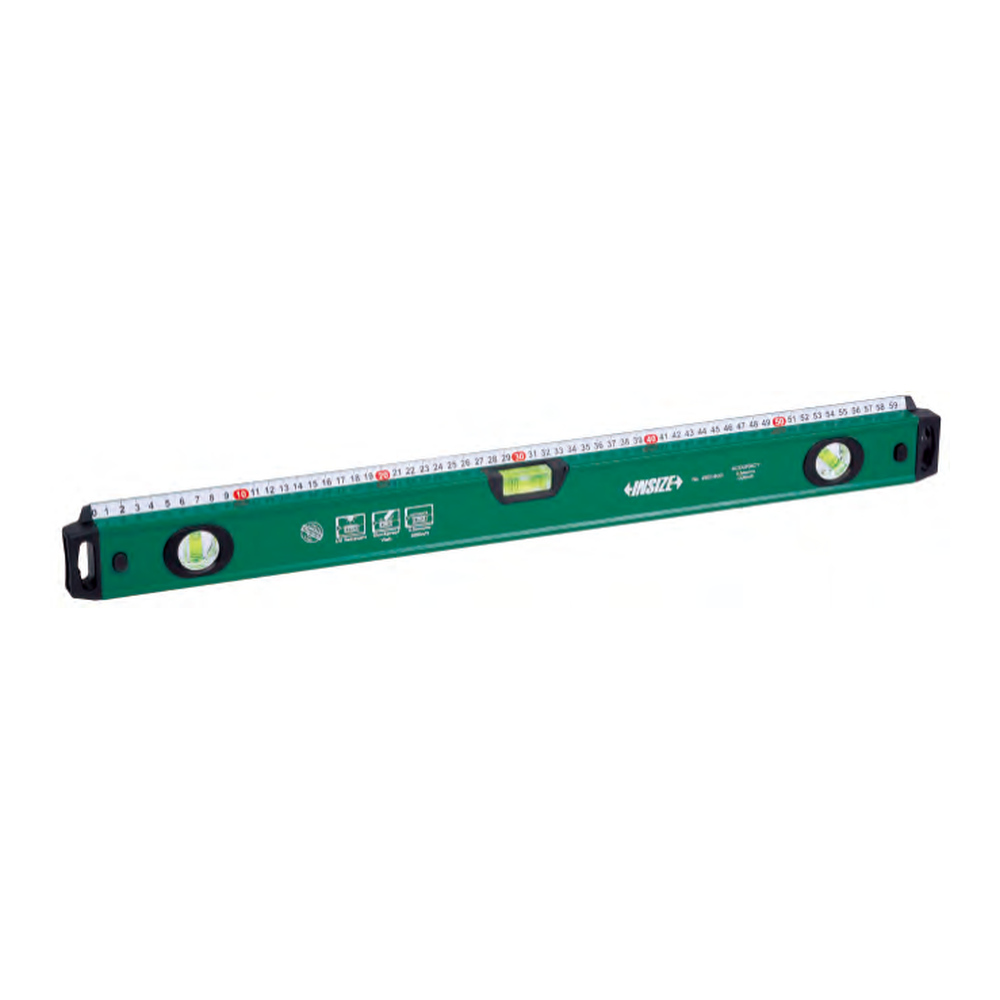 INSIZE Aluminum Level With Ruler, 4923-600