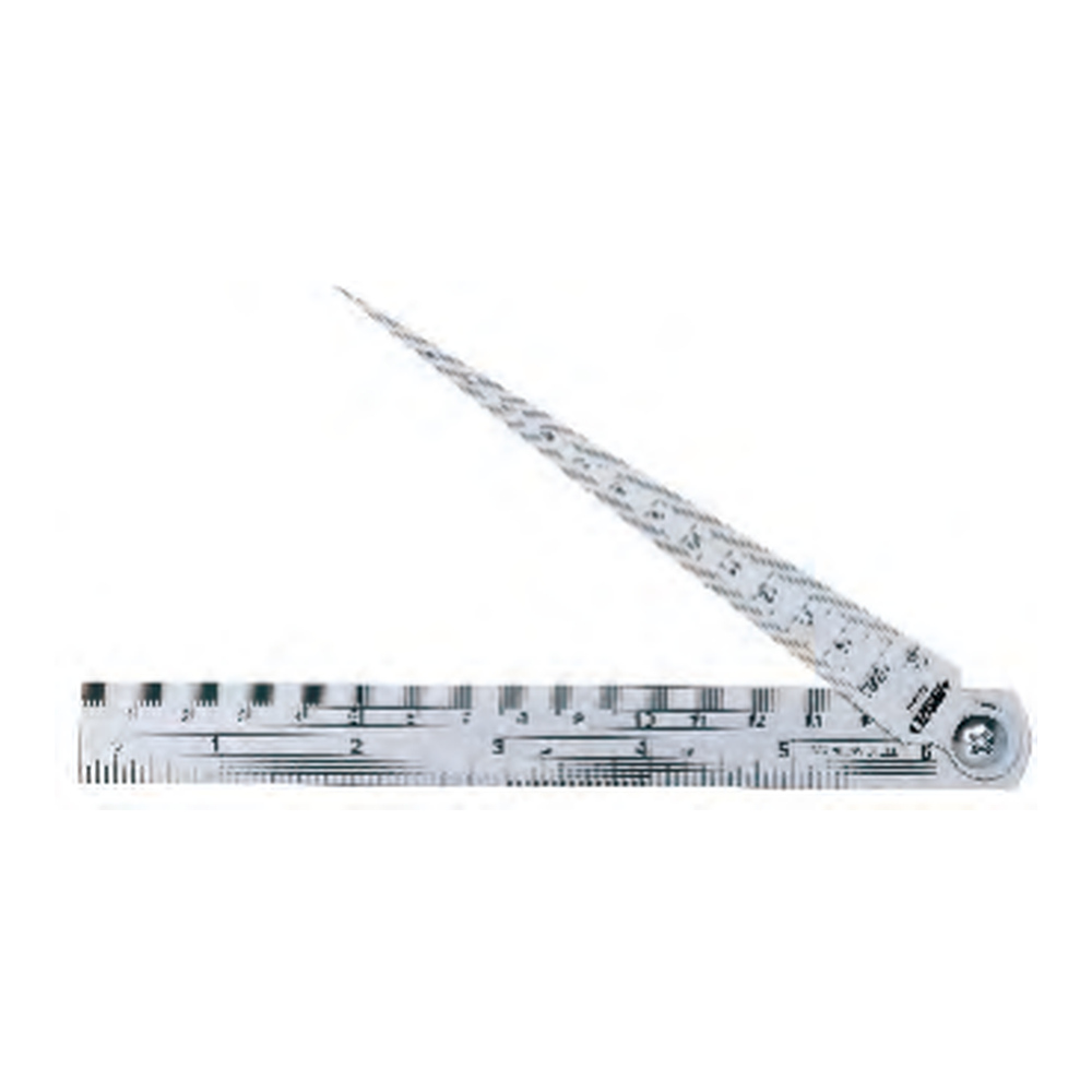INSIZE Taper Gauge And Steel Ruler Set, 4829-1