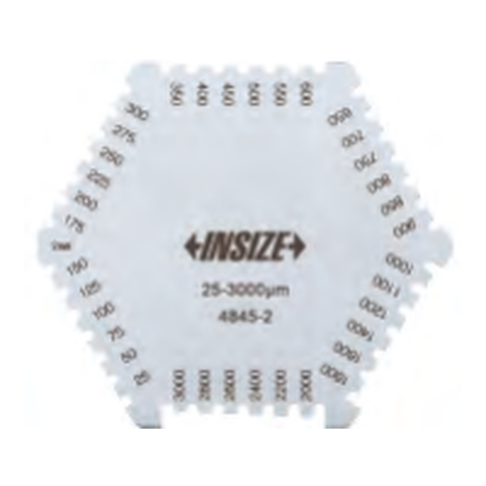 INSIZE Wet Film Gauges, 25-3000µm, 4845-2
