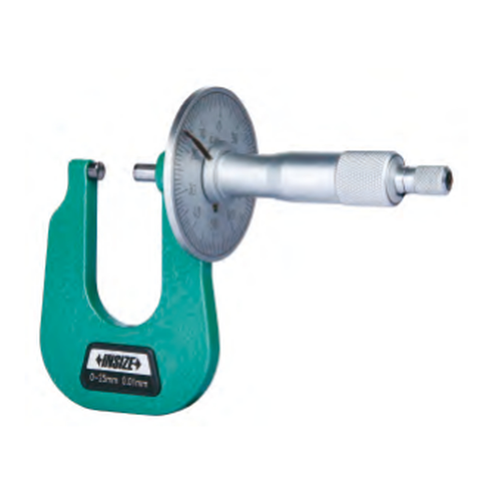 INSIZE Sheet Metal Micrometers, 0-25mm, 3263-25A