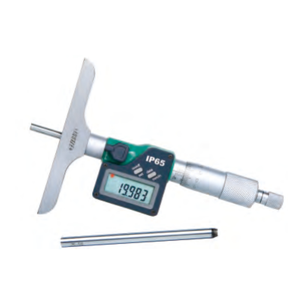 INSIZE Digital Depth Micrometers, 0-100mm/0-4", 3540-100