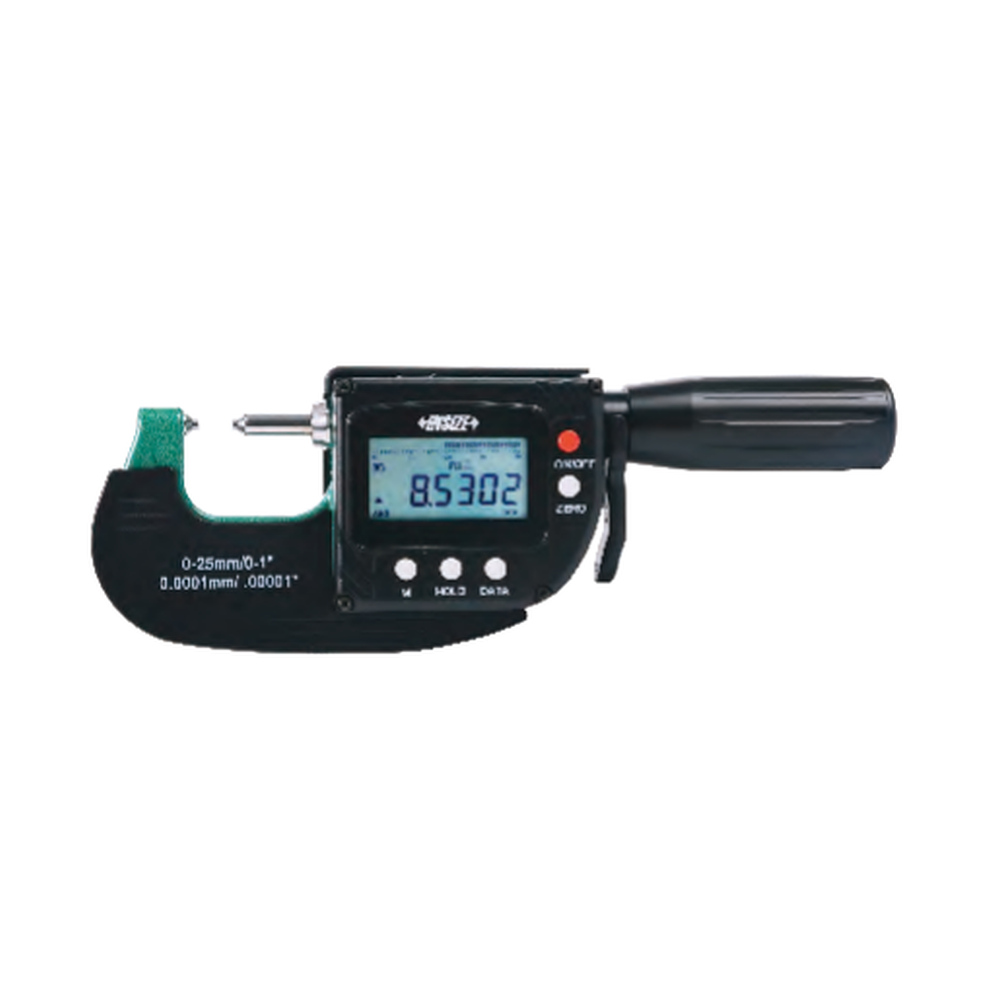 INSIZE High Precision Digital Micrometers/ Snap Gauges, 0-25mm/0-1", 3359-25AWL