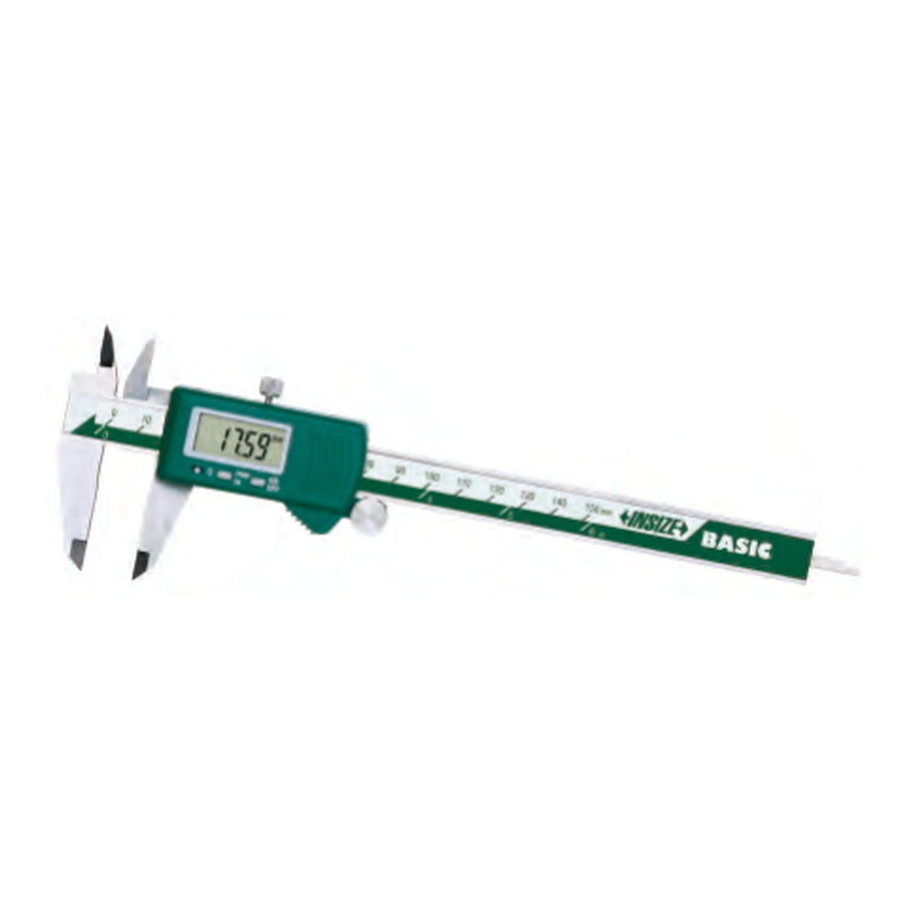 INSIZE Digital Calipers (Basic Type), 0-200mm/0-8", 1112-200