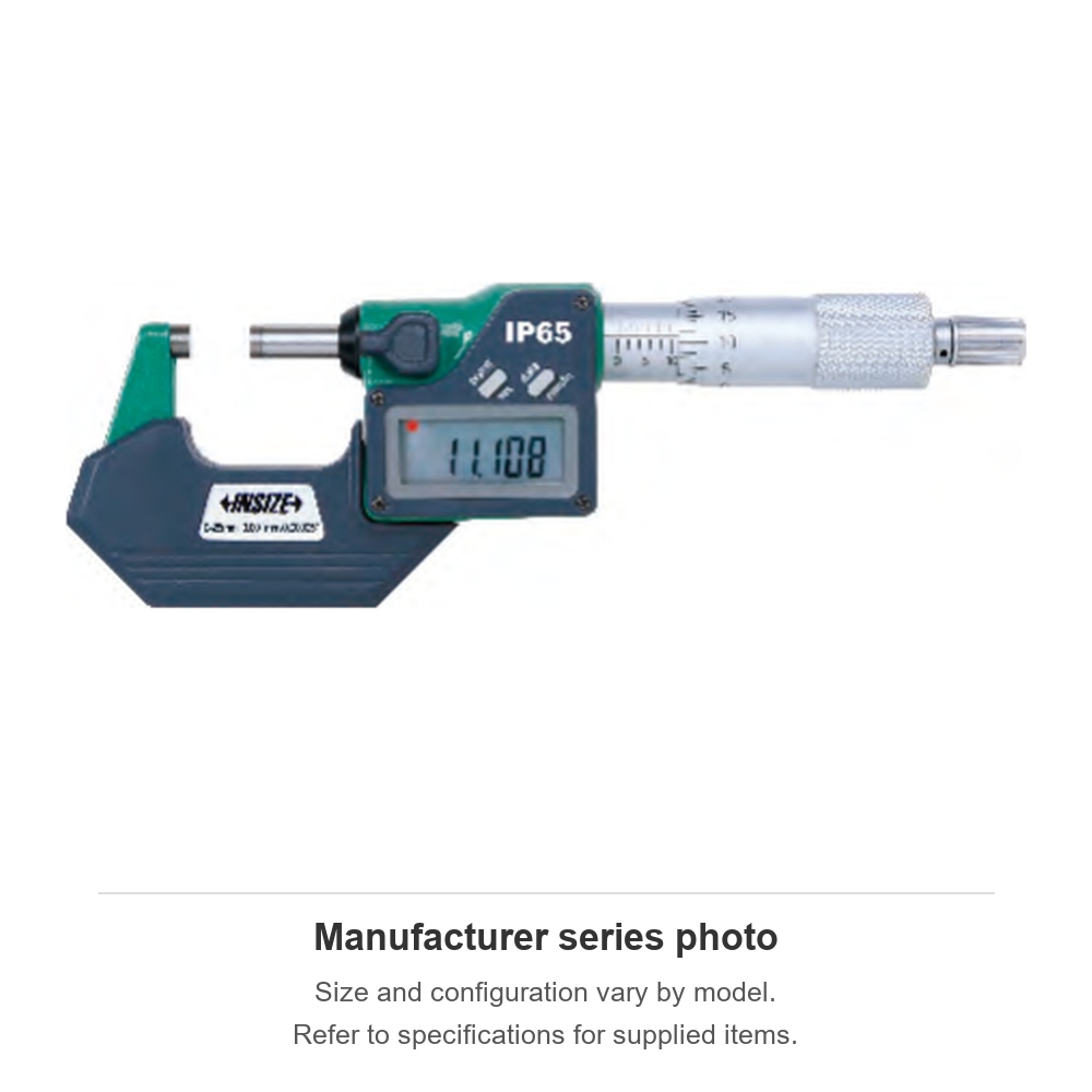 INSIZE Waterproof Digital Outside Micrometers, 275-300mm/11-12", 3112-300WL