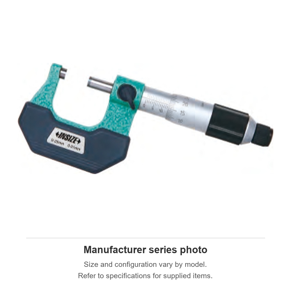 INSIZE Non Magnetic Micrometers, 50-75mm, 3231-75A